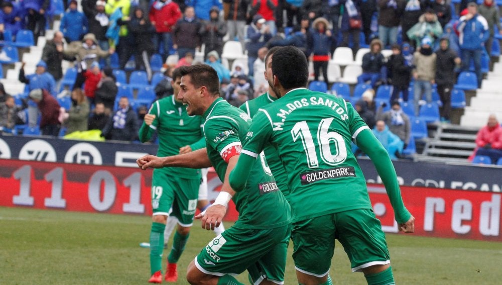 Gabriel festeja su tanto ante la Real Sociedad