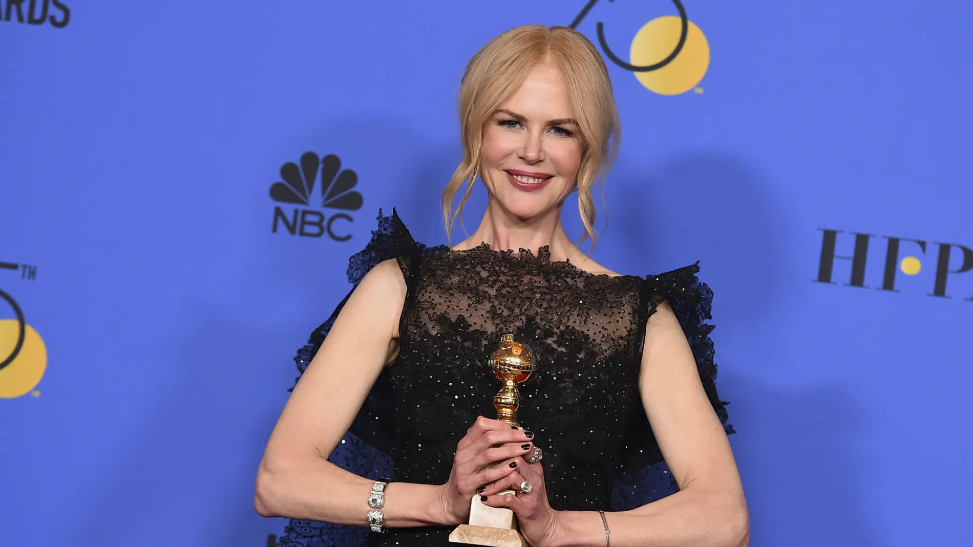 Nicole Kidman posa sonriente
