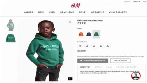 Polémica por una prenda de H&M Polémica por una prenda de H&M