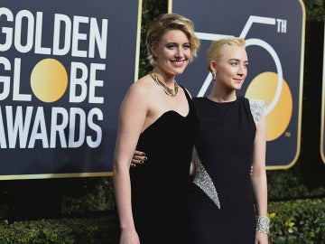 Greta Gerwig y Saoirse Ronan, directora y protagonista de 'Lady Bird'