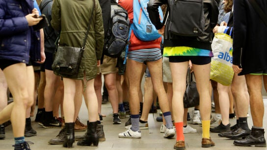 No Pants Subway Ride