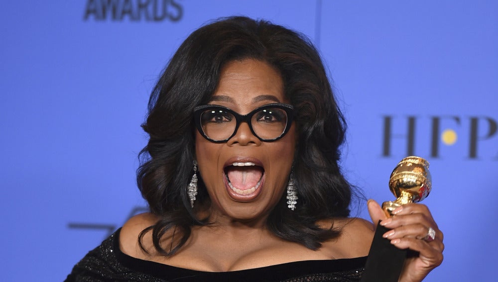Oprah Winfrey con su premio