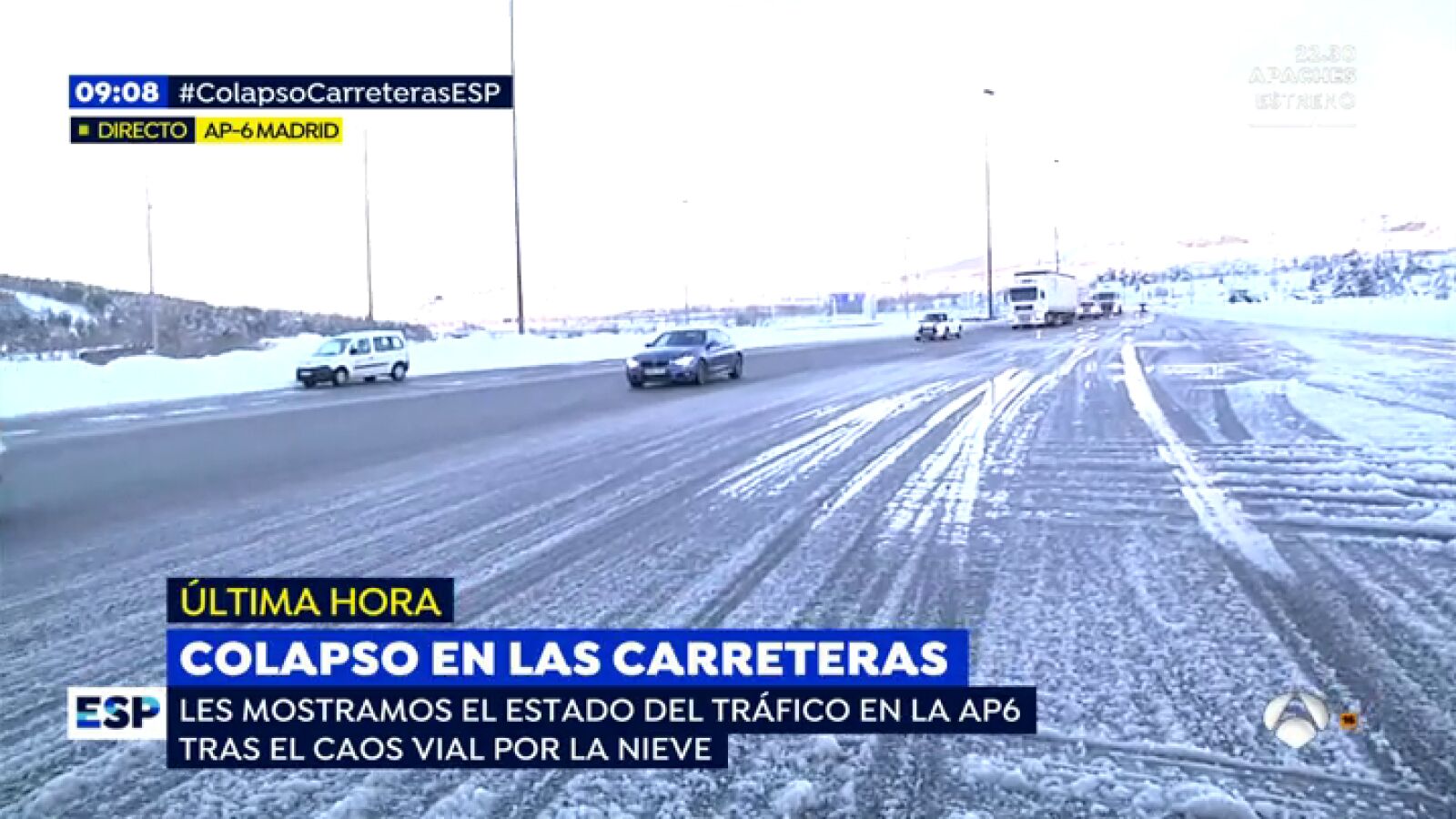 El temporal afecta a más de un centenar de carreteras, 28 cortadas al tráfico