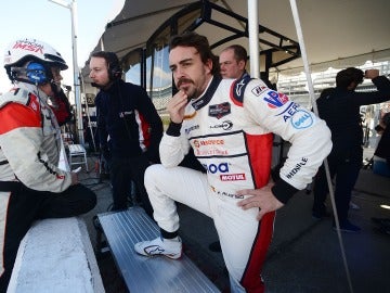 Fernando Alonso en Daytona