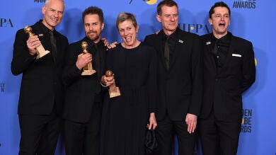 'Tres anuncios en las afueras', gran triunfadora en los Globos de Oro 2018