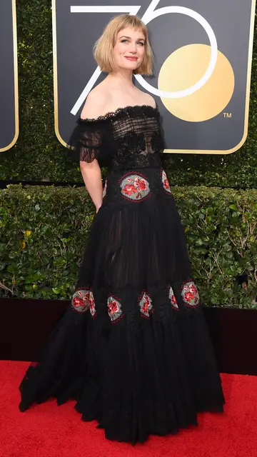 Alison Sudol ALFOMBRA ROJA GLOBOS DE ORO 2018