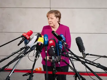 La canciller alemana, Angela Merkel La canciller alemana, Angela Merkel