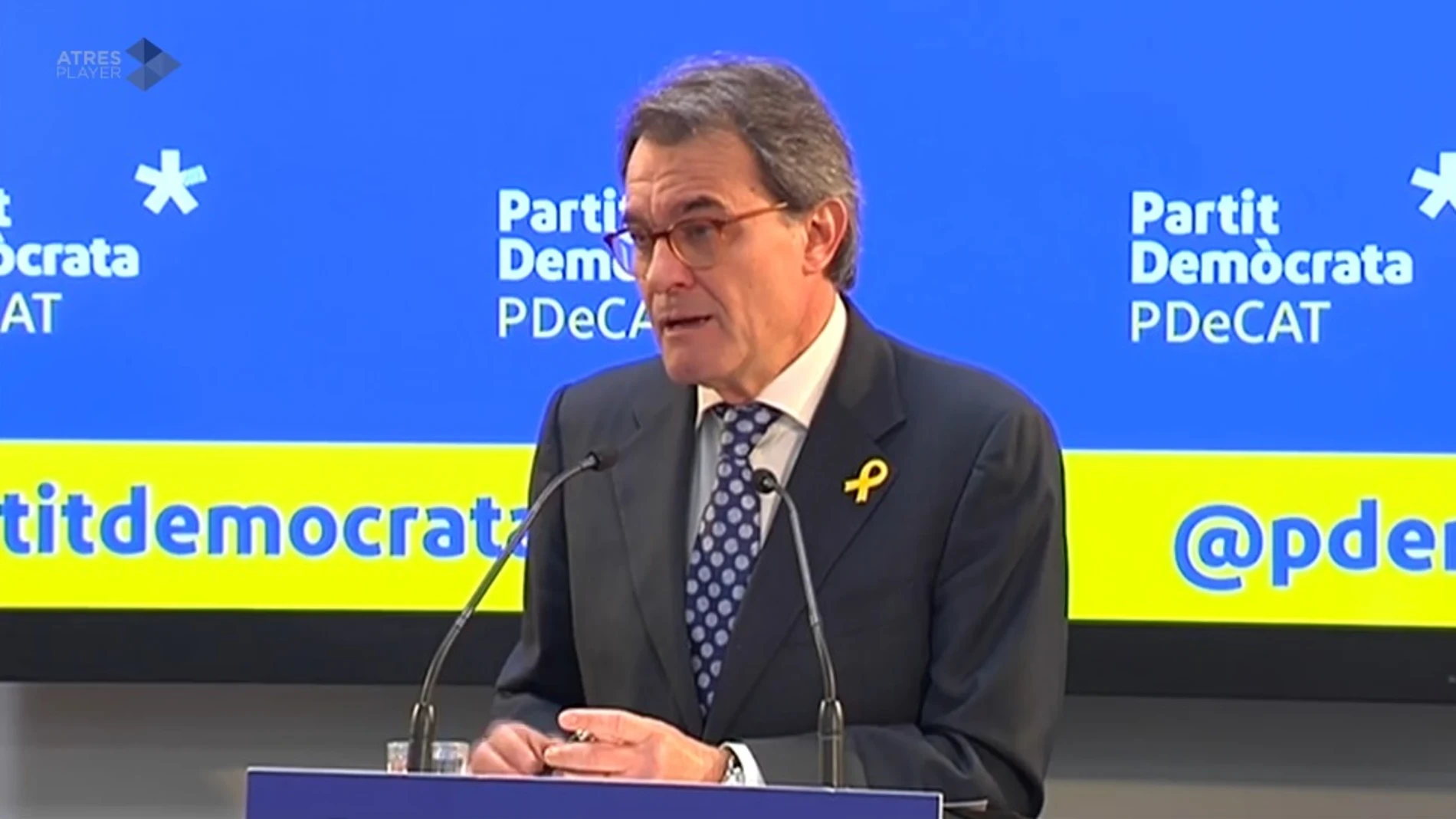 Artur Mas en rueda de prensa Artur Mas en rueda de prensa