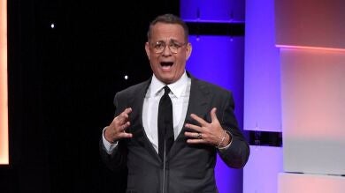 La extraña ocupación de Tom Hanks durante la noche de los Globos de Oro 2018