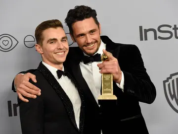 James Franco junto a su hermano Dave Franco James Franco junto a su hermano Dave Franco