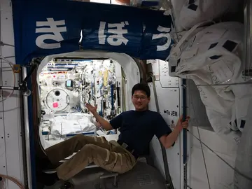 El astronauta japonés Norishige Kanai El astronauta japonés Norishige Kanai