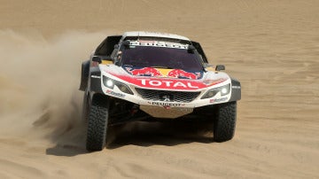 Sébastien Loeb, en la cuarta etapa del Dakar