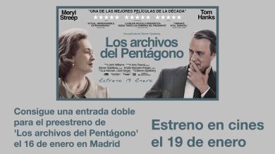 CONCURSO CERRADO: Consigue una entrada doble para el pase especial de 'Los archivos del Pentágono' en Madrid
