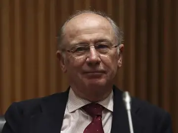 Rodrigo Rato, momentos antes de su comparecencia en la Comisión de investigación Rodrigo Rato, momentos antes de su comparecencia en la Comisión de investigación