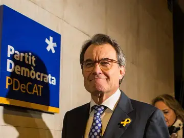 El expresidente de la Generalitat y presidente del PDeCAT, Artur Mas El expresidente de la Generalitat y presidente del PDeCAT, Artur Mas
