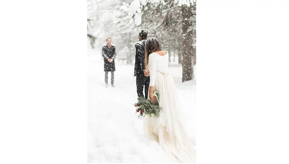 No lo dudes y adapta tu boda a este enclave perfecto para una boda en la nieve.