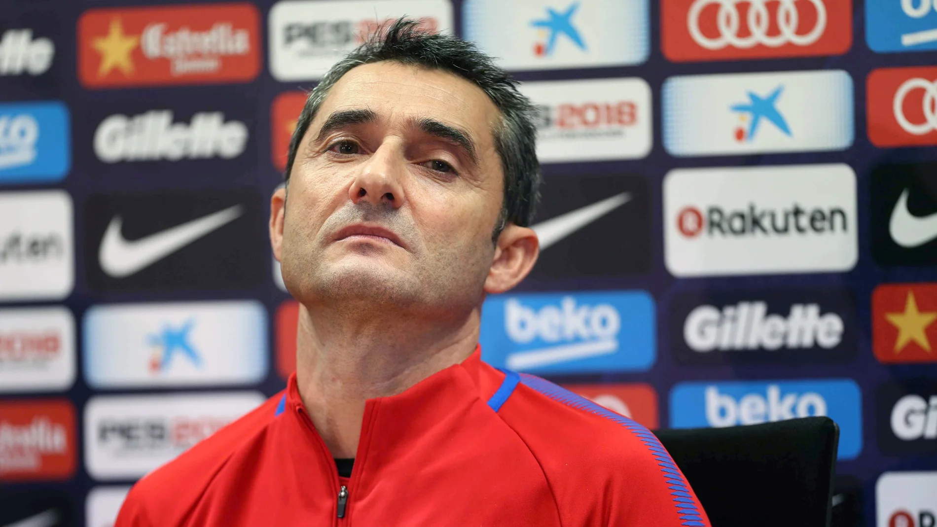 Ernesto Valverde, en rueda de prensa Ernesto Valverde, en rueda de prensa
