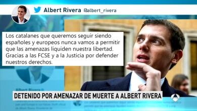 Detenido un hombre en Igualada por amenazar a Albert Rivera en redes sociales
