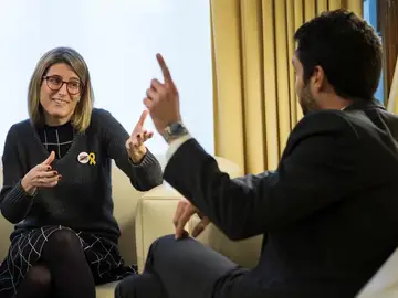 Elsa Artadi se reúne con Roger Torrent Elsa Artadi se reúne con Roger Torrent