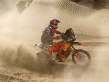 Toby Price, en una etapa del Dakar