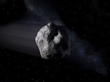 Imagen de un asteroide