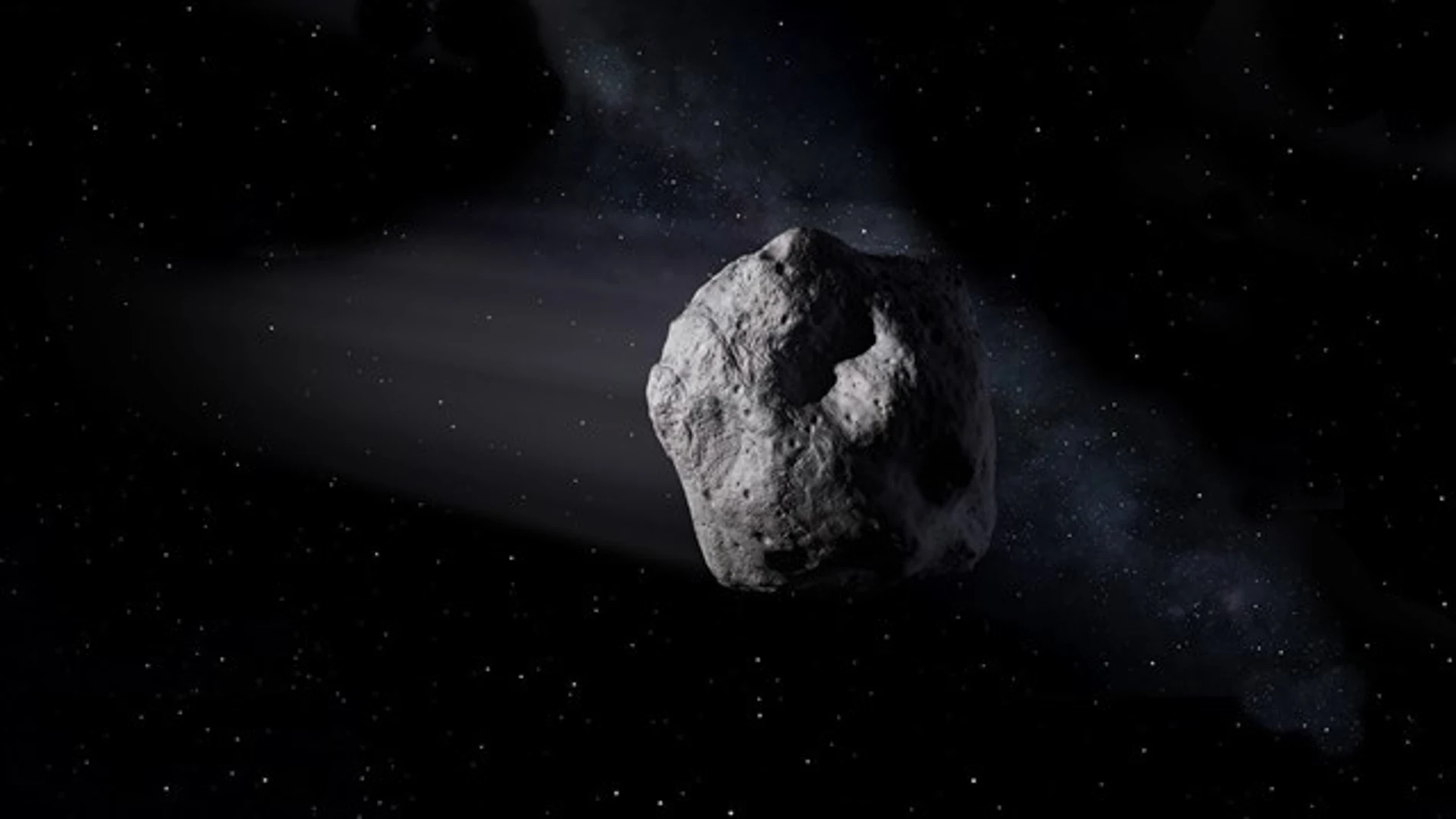 Imagen de un asteroide Imagen de un asteroide