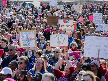 Marcha de las mujeres en Nueva York Marcha de las mujeres en Nueva York