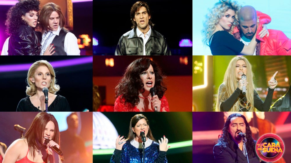 Ranking de la decimocuarta gala de la sexta edición de 'Tu cara me suena'