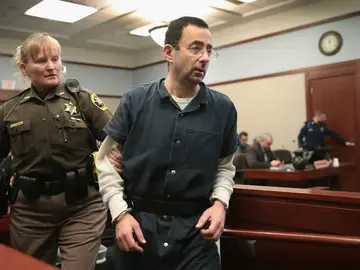 Larry Nassar, durante el juicio Larry Nassar, durante el juicio