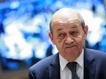 El ministro de exteriores galo El ministro de exteriores galo