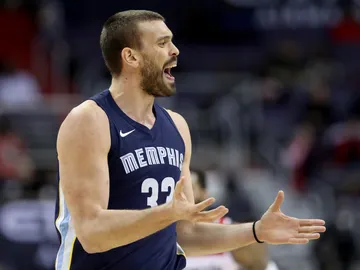 Marc Gasol, durante un partido con los Grizzlies Marc Gasol, durante un partido con los Grizzlies