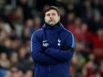 Pochettino en el partido ante el Southampton Pochettino en el partido ante el Southampton
