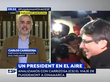 Carlos Carrizoza, portavoz de Ciudadanos en el Parlament Carlos Carrizoza, portavoz de Ciudadanos en el Parlament