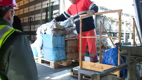 Así se destruye la droga incautada Así se destruye la droga incautada