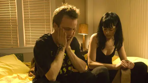 Imagen de la escena a la que se refiere Bryan Cranston Imagen de la escena a la que se refiere Bryan Cranston