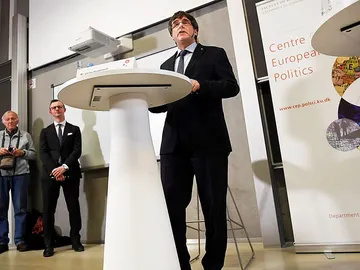 El expresidente catalán Carles Puigdemont El expresidente catalán Carles Puigdemont