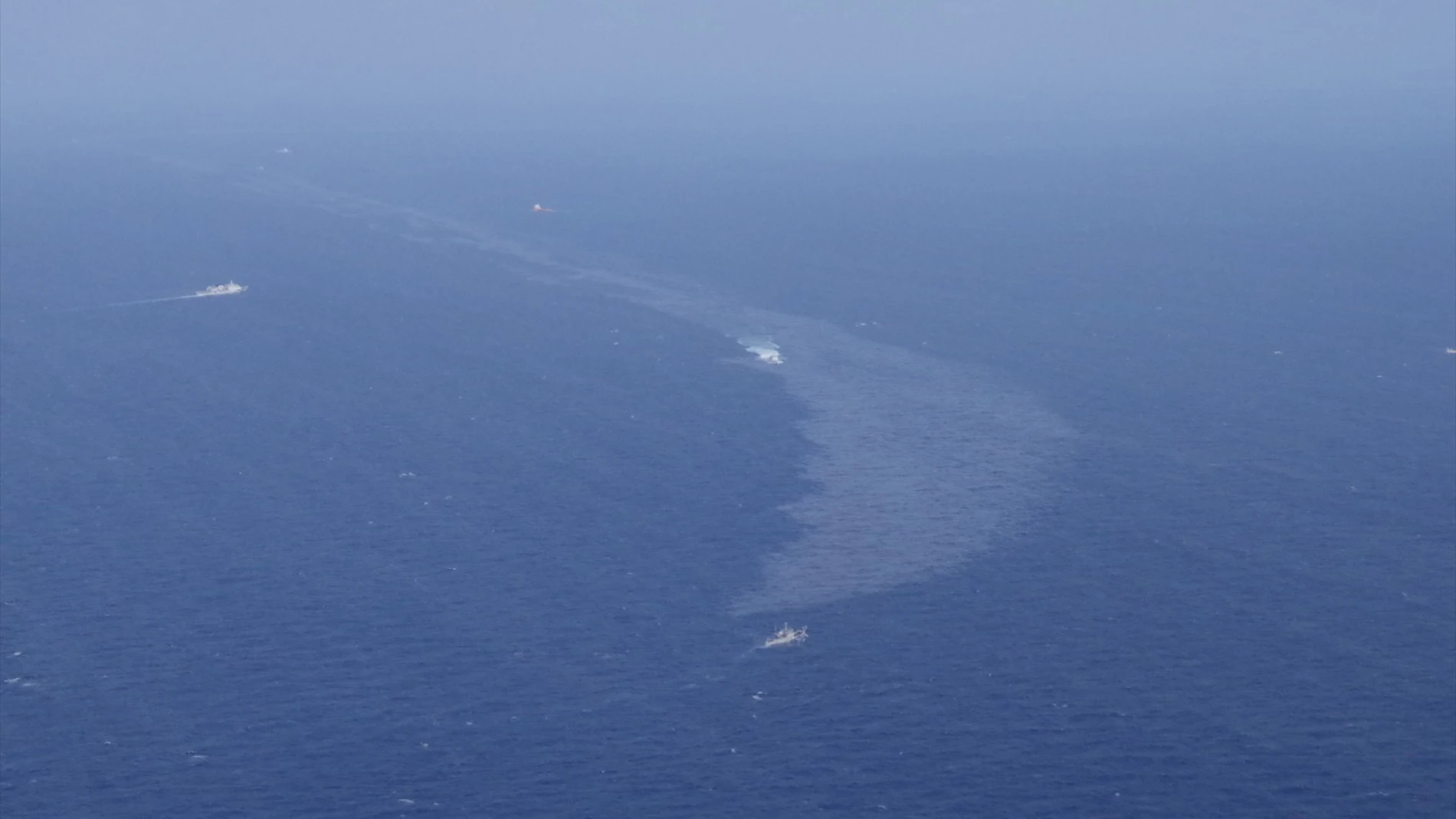 La mancha del petrolero Sanchi La mancha del petrolero Sanchi