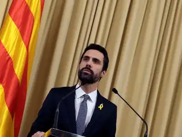 El presidente del Parlament, Roger Torrent (ERC) El presidente del Parlament, Roger Torrent (ERC)