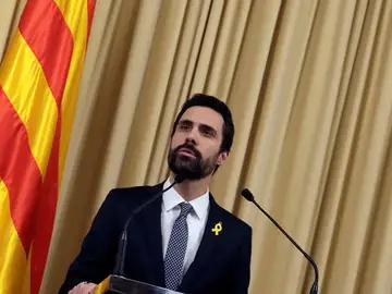 El presidente del Parlament, Roger Torrent (ERC) El presidente del Parlament, Roger Torrent (ERC)