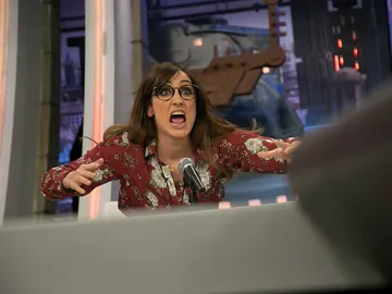 Ana Morgade recrea el famoso "¡Dime que no estoy soñando!", del comentarista deportivo Óscar Cuesta, en 'El Hormiguero 3.0' Ana Morgade recrea el famoso "¡Dime que no estoy soñando!", del comentarista deportivo Óscar Cuesta, en 'El Hormiguero 3.0'