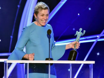 Frances McDormand en su discurso en los SAG Awards