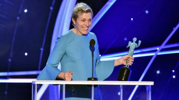 Frances McDormand en su discurso en los SAG Awards