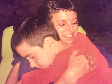 Jon Barcena y su madre Jon Barcena y su madre