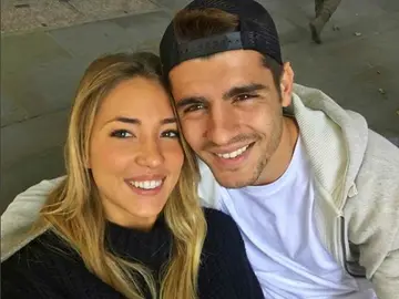 Alice Campello y Álvaro Morata Alice Campello y Álvaro Morata