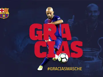 El Barcelona anuncia la marcha de Mascherano El Barcelona anuncia la marcha de Mascherano