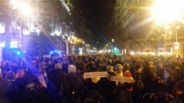 Concentración por los 'Jordis' en Barcelona