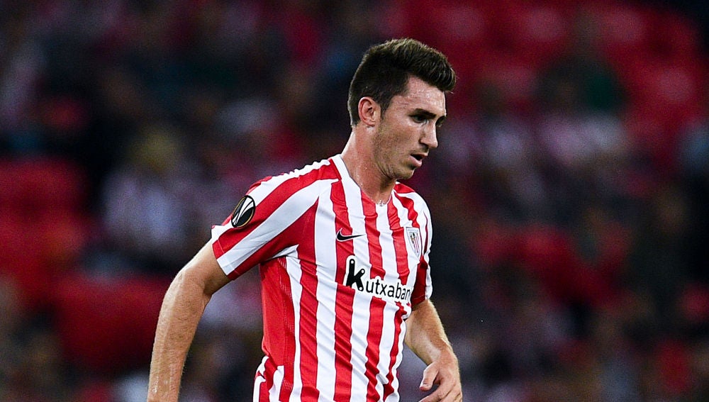 Aymeric Laporte, en un partido con el Athletic