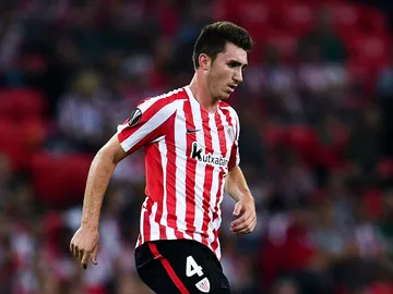 Aymeric Laporte, en un partido con el Athletic Aymeric Laporte, en un partido con el Athletic
