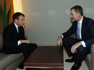 Encuentro del Rey Felipe VI con el presidente francés, Emmanuel Macron Encuentro del Rey Felipe VI con el presidente francés, Emmanuel Macron