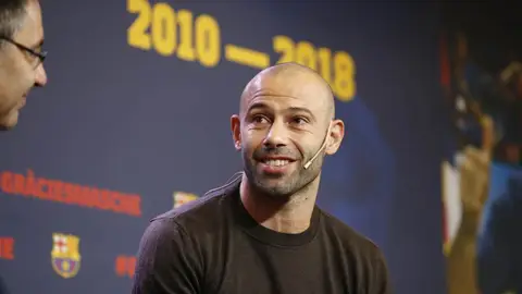 La despedida de Mascherano La despedida de Mascherano